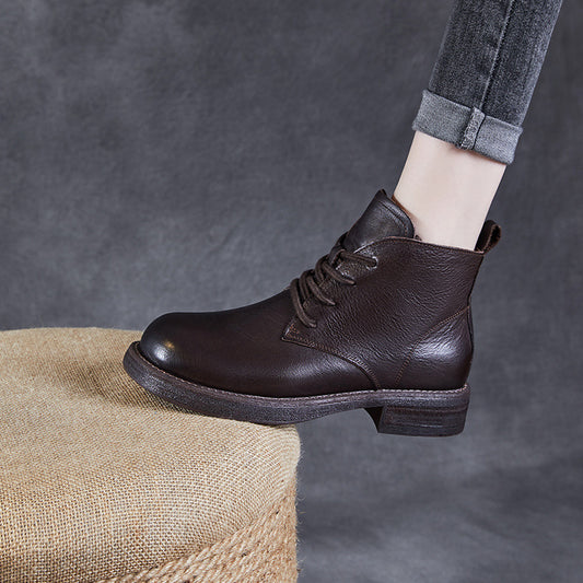 Dame Detaljerede Snørestøvler med Polstret Indersål Stilla