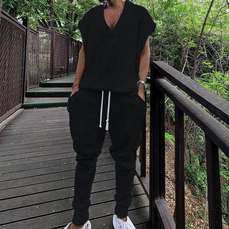 Dame afslappet fritids-sæt med høj krave og stilmønster Stilla