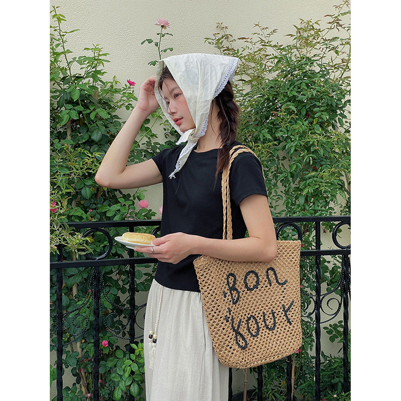 Dame afslappet kortærmet T-shirt med høj kvalitet, åndbar bomulds-kvalitet og komfortabel pasform Stilla