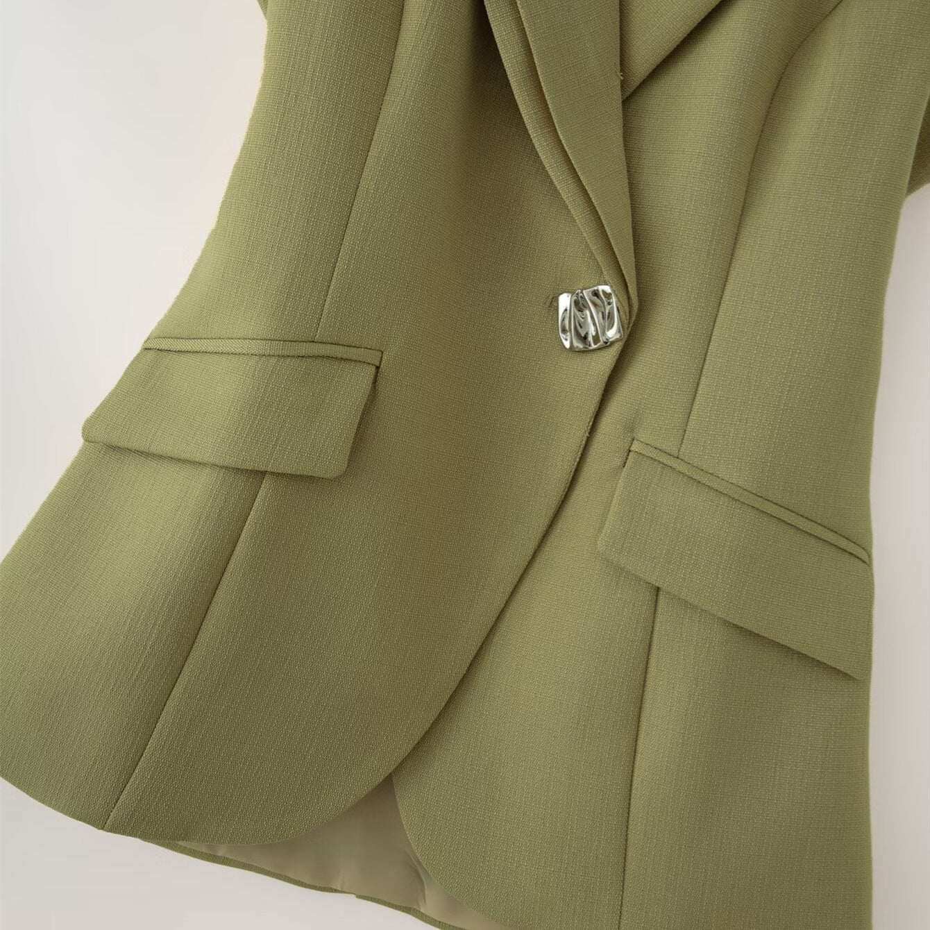 Dame vest med smal pasform og elegante lommer Stilla