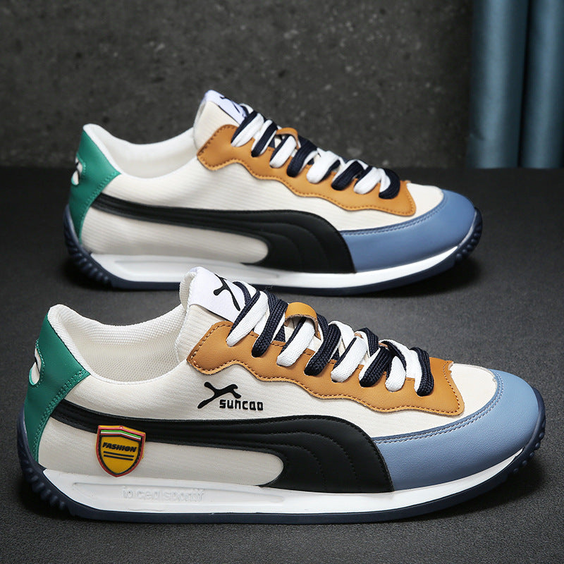 Herrer Sporty Sneakers med åndbar mesh-overflade og stødabsorberende sål Stilla