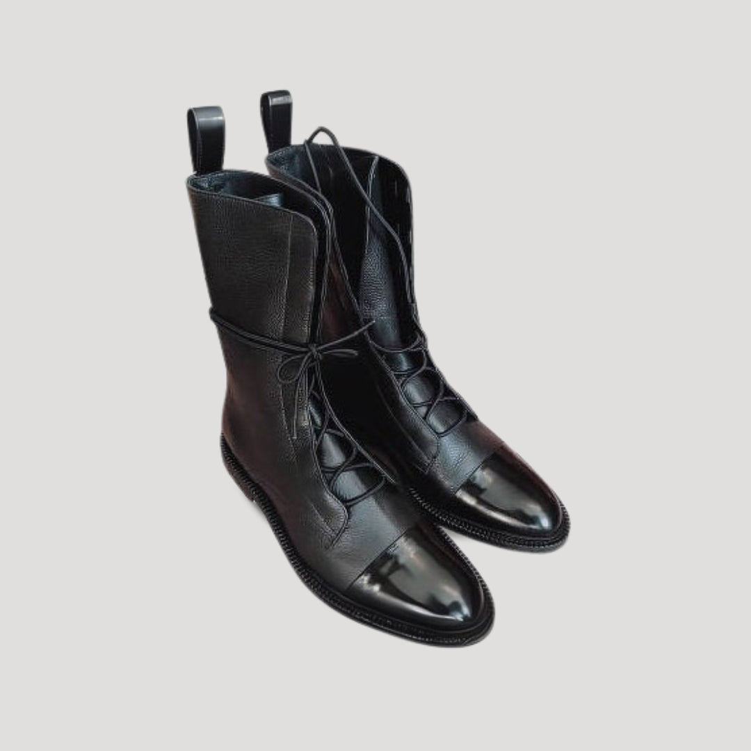 Stilla | Luksus Læder Snøre Støvler