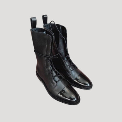 Stilla | Luksus Læder Snøre Støvler