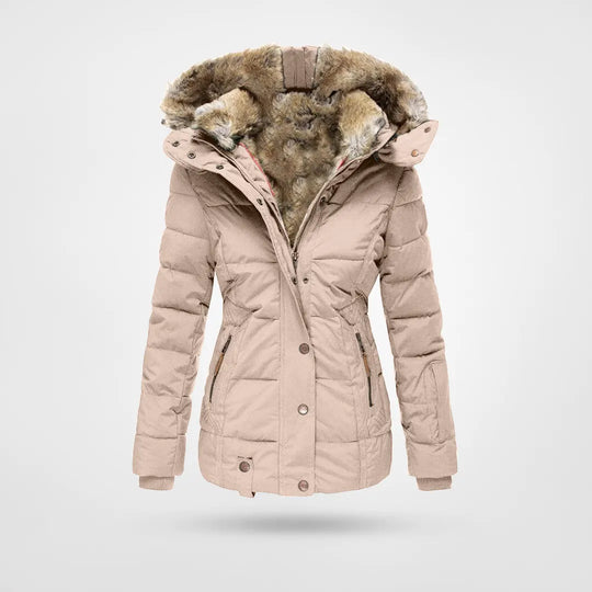 Stilla | Warm Mode Trend Vinterjakke Med Foring Og Hætte