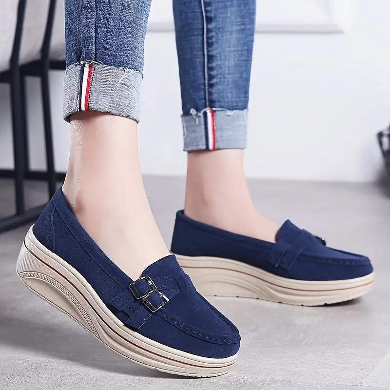 Stilla | loafers, slip on, spænderem, ruskindsloafers, damesko