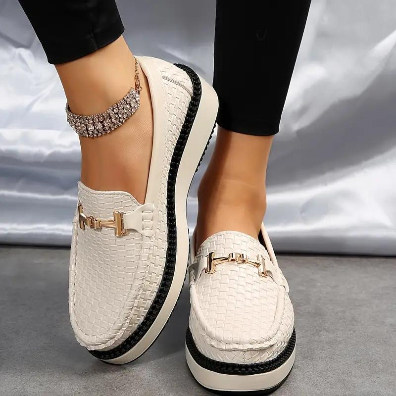 Stilla | Loafers Vævet Komfortabel Damesko Slip On sko