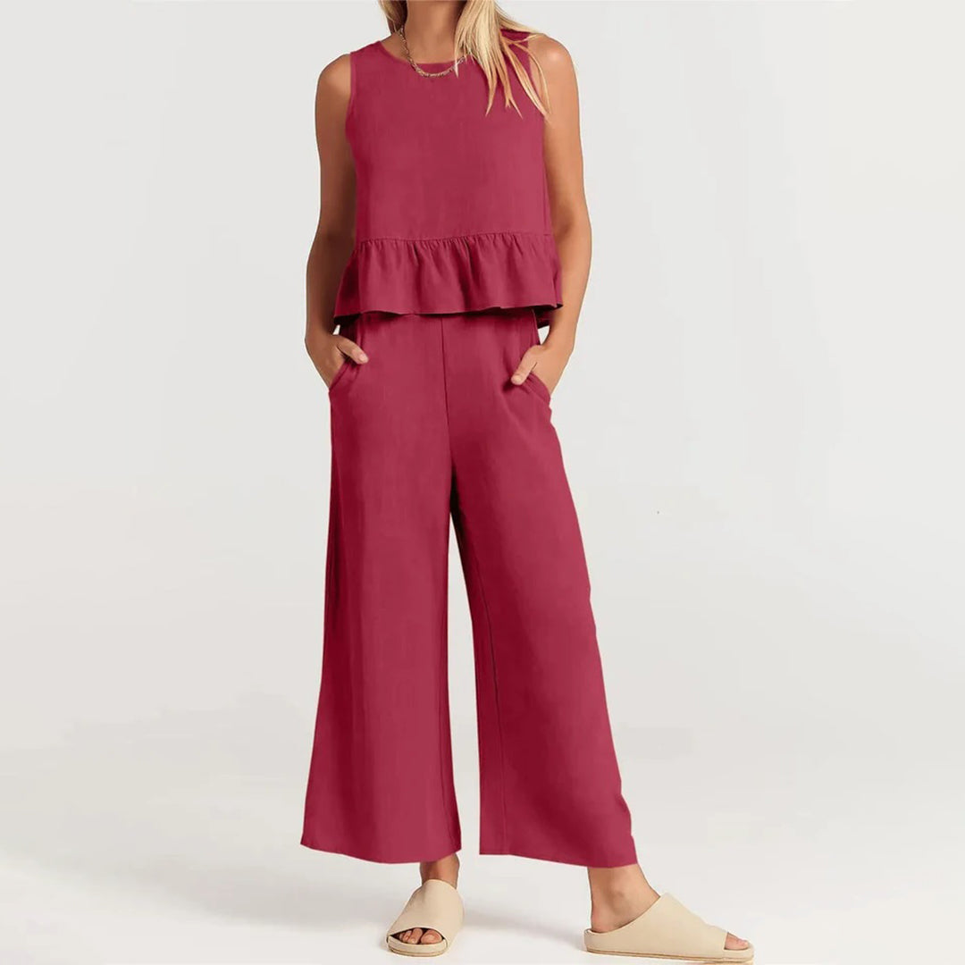 Stilla | to Dels Jumpsuit Kjole Til Kvinder Stilfuld og Alsidig