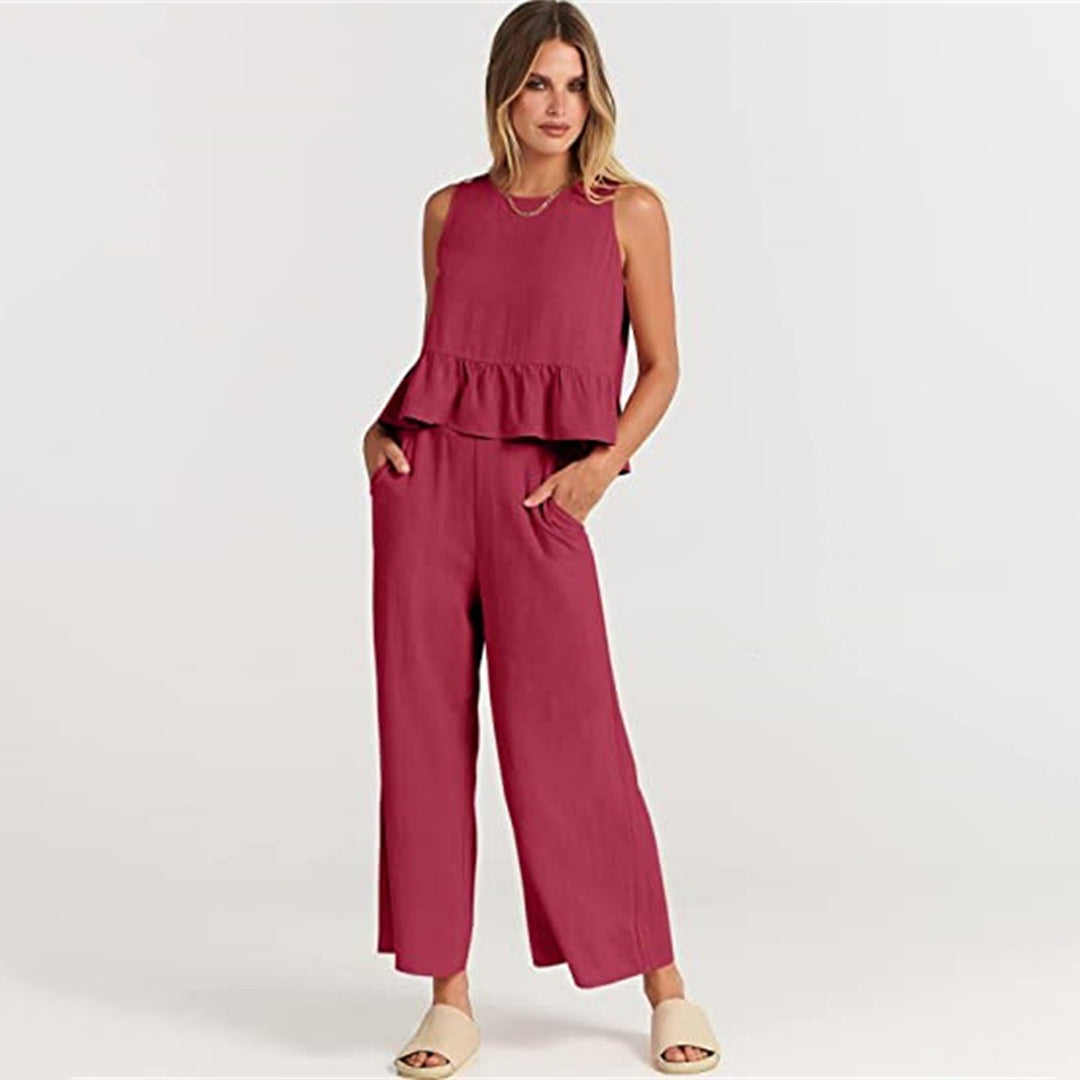 Stilla | to Dels Jumpsuit Kjole Til Kvinder Stilfuld og Alsidig