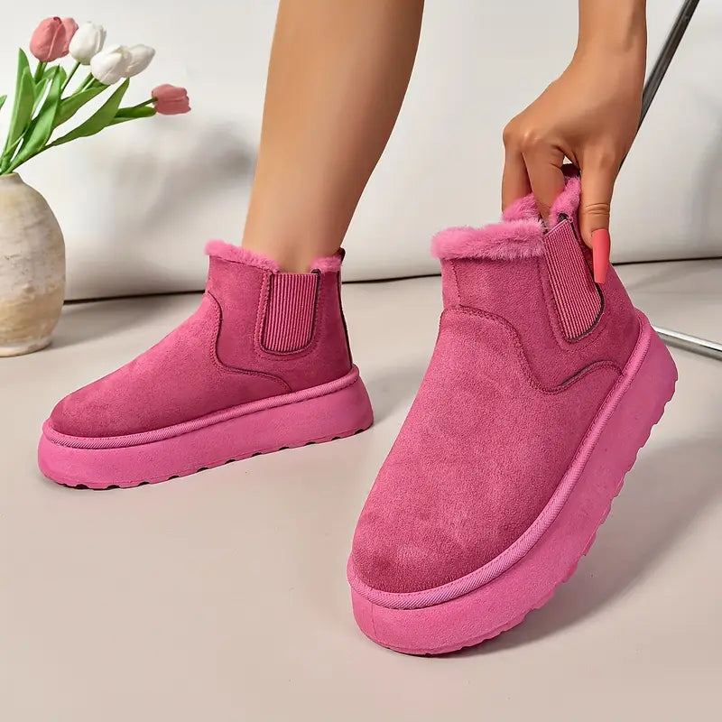 Stilla | Dame Støvler Polarfoder, Slip On, Hyggelige