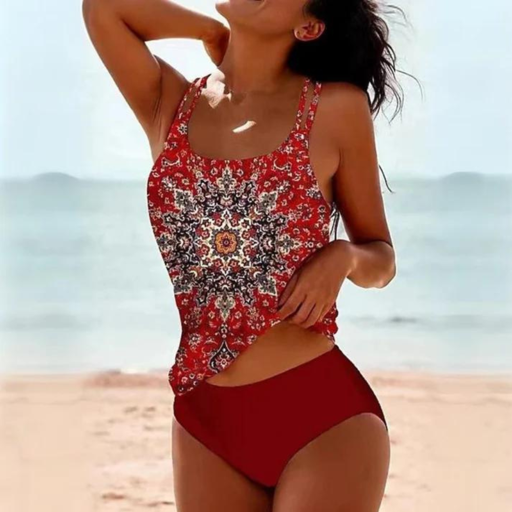 Stilla | Elegante Printed Badeshorts