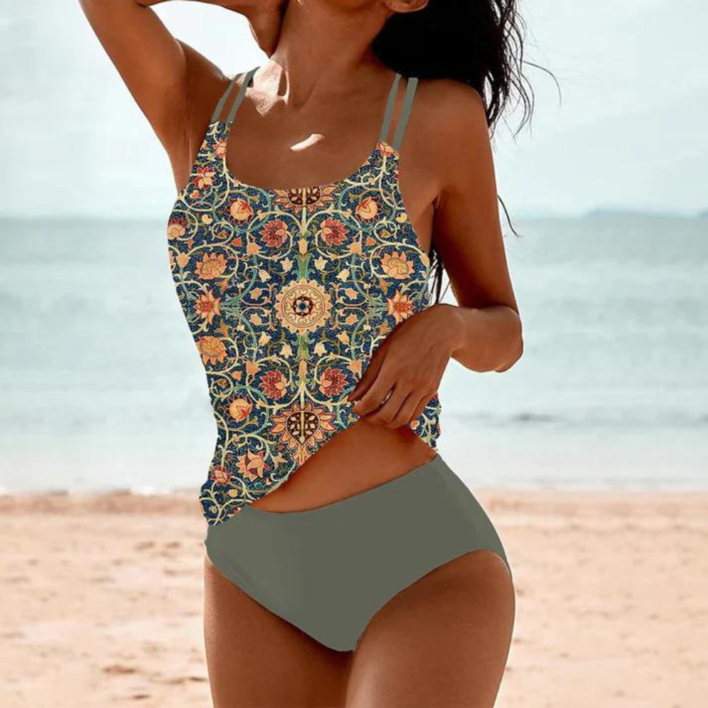 Stilla | Elegante Printed Badeshorts