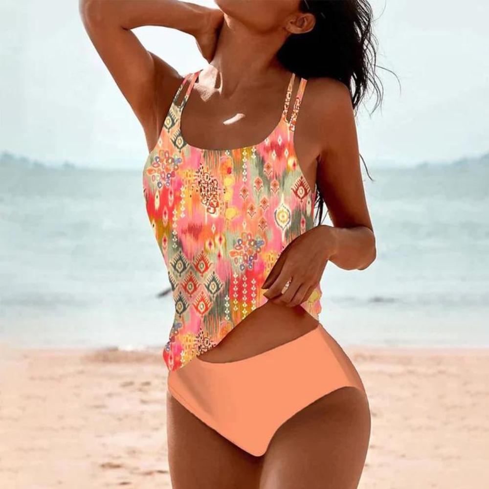 Stilla | Elegante Printed Badeshorts