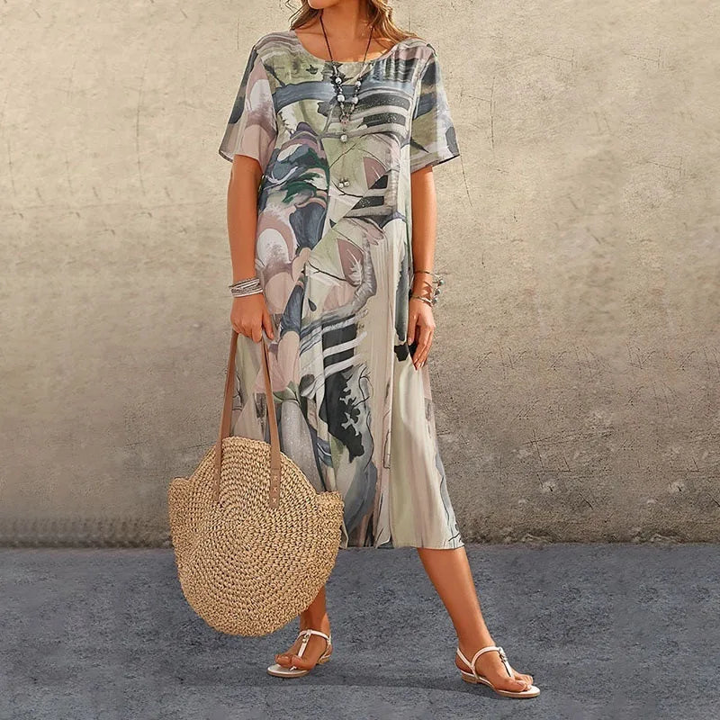 Stilla | Casual Sommer Jersey Kjole