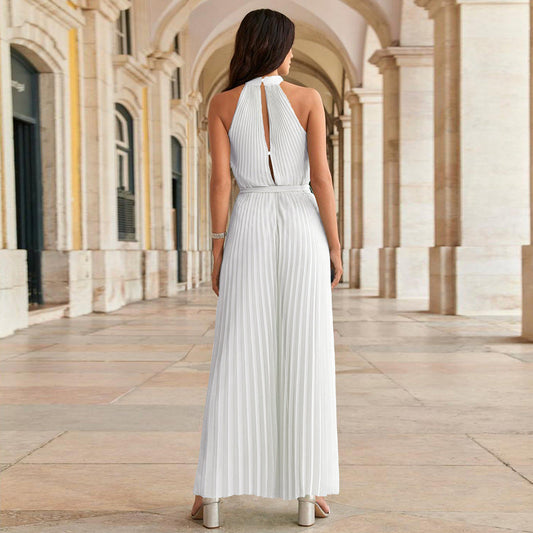 Stilla | Velplejet Rygfri Jumpsuit til Kvinder