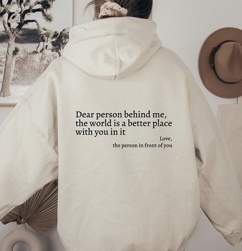 Angel™ - Kærlighed Person bag mig Unisex Hoodie [Sidste Dag Rabat]