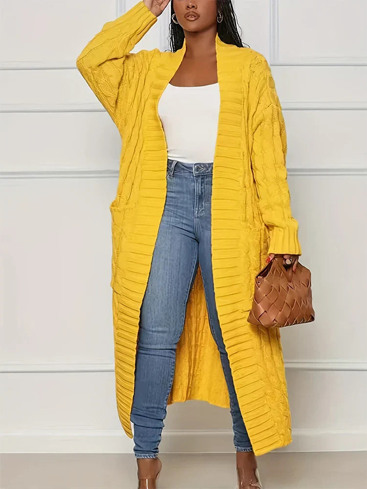 Stilla | Levende Komfort Lang Cardigan Quiltet Komfortabel, Lang
