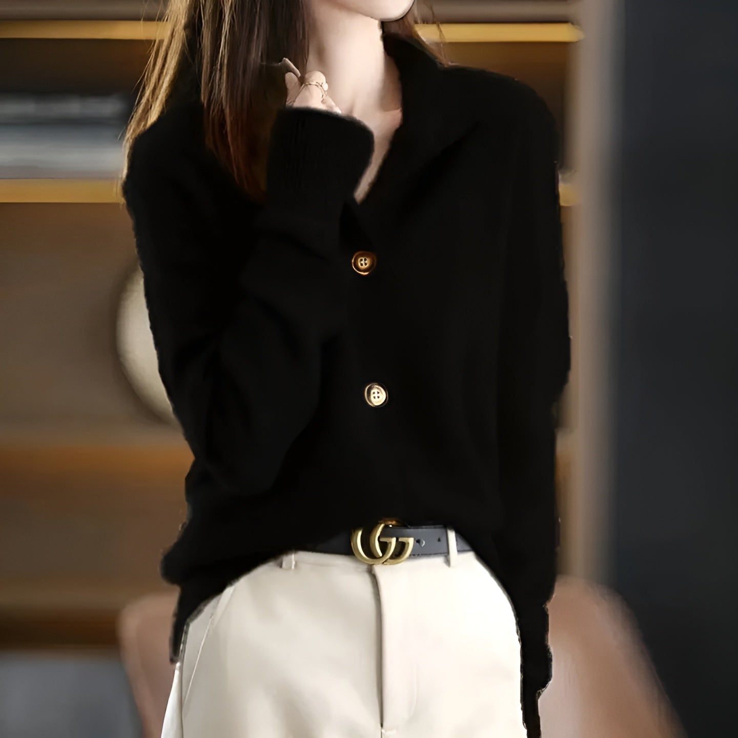 Stilla | Tidløs Cashmere Dame cardigan