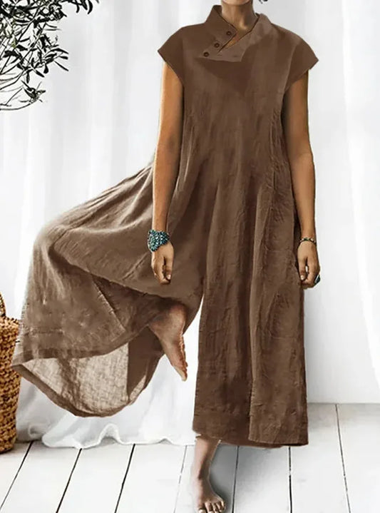 Stilla | Dame Jumpsuit Med Bred Ben