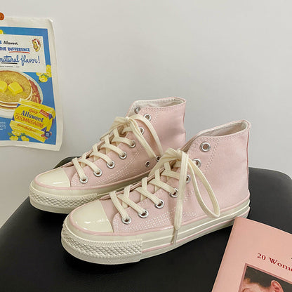 Stilla | Klassiske HighCut Canvas Sneakers til Kvinder