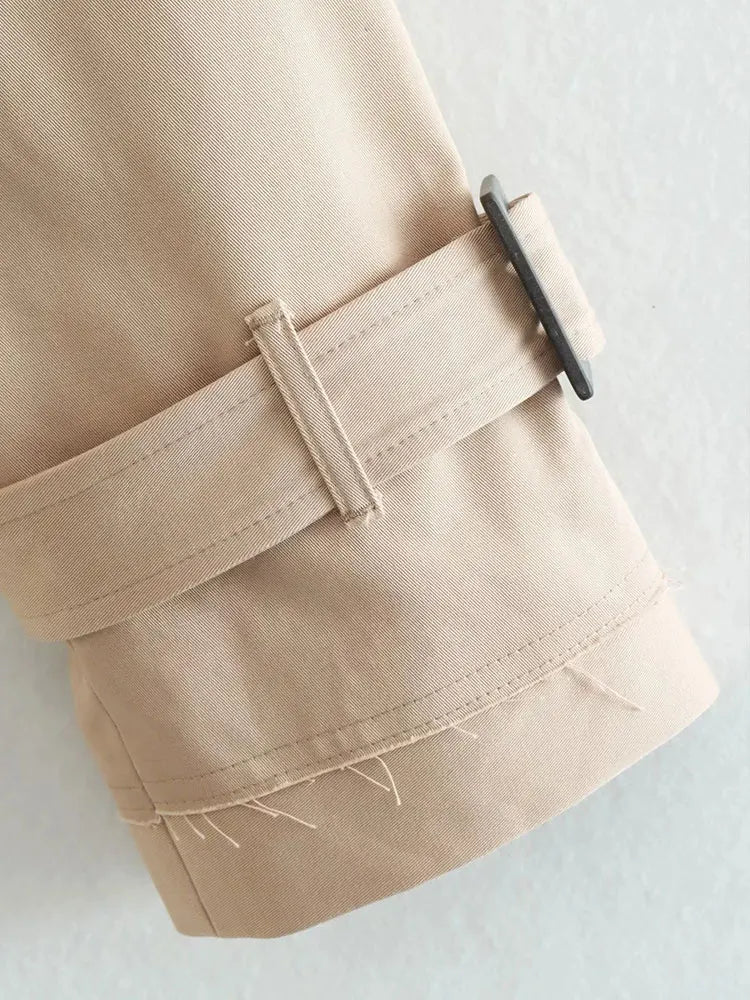 Stilla | Beskåret Trenchcoat Til Kvinder