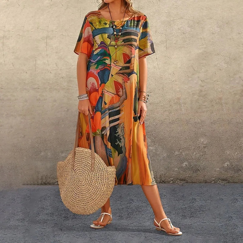 Stilla | Casual Sommer Jersey Kjole
