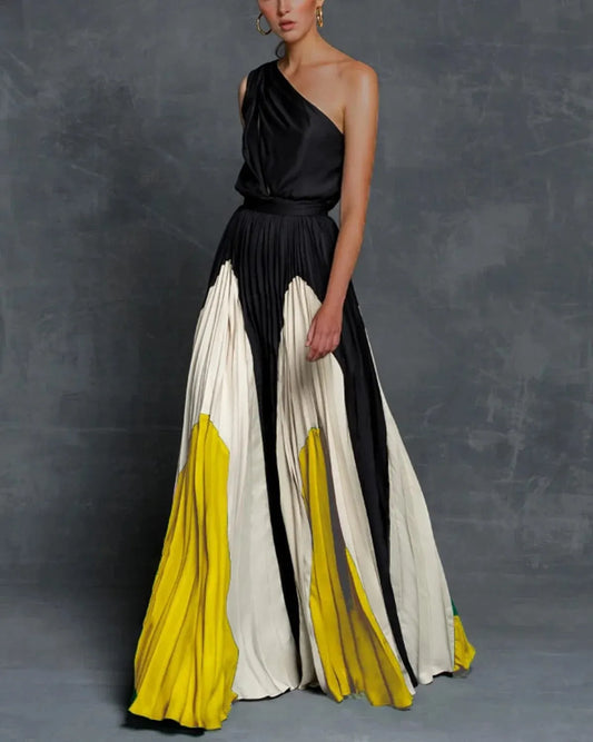 Stilla | One Shoulder Maxi Kjoler