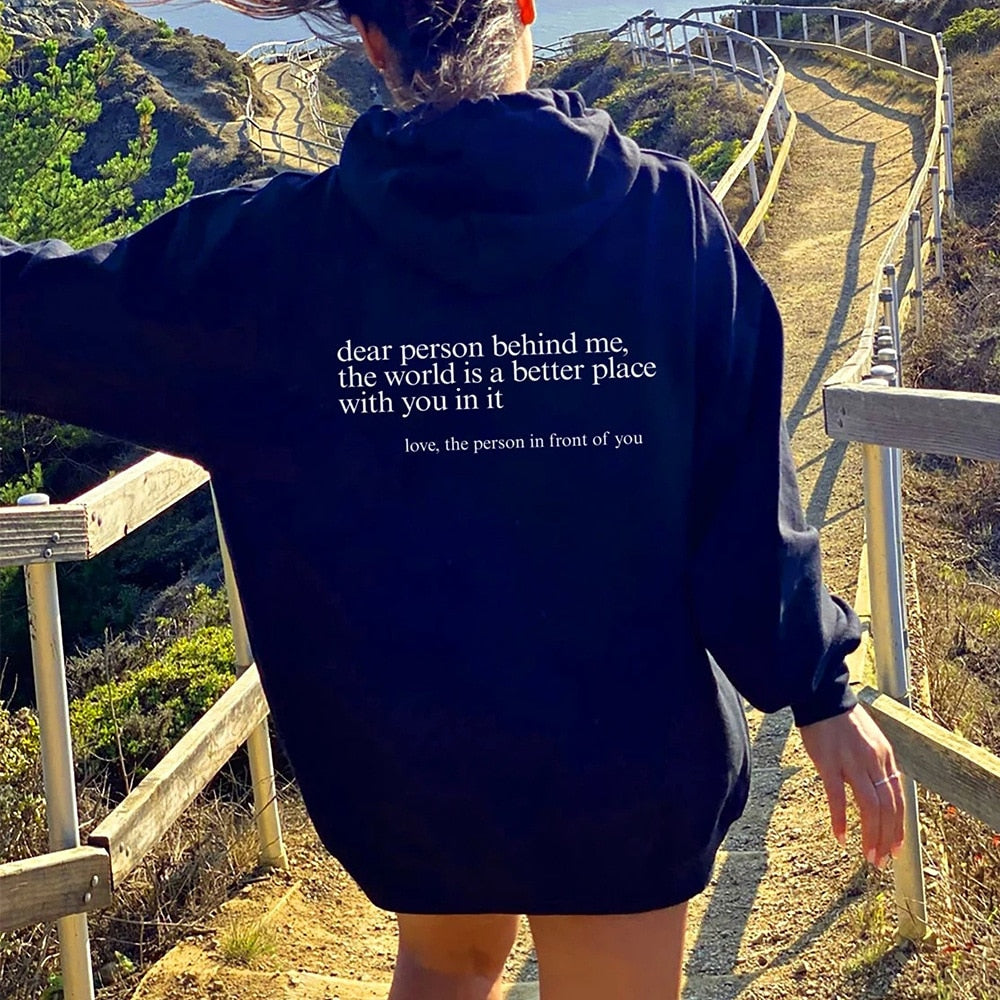 Angel™ - Kærlighed Person bag mig Unisex Hoodie [Sidste Dag Rabat]
