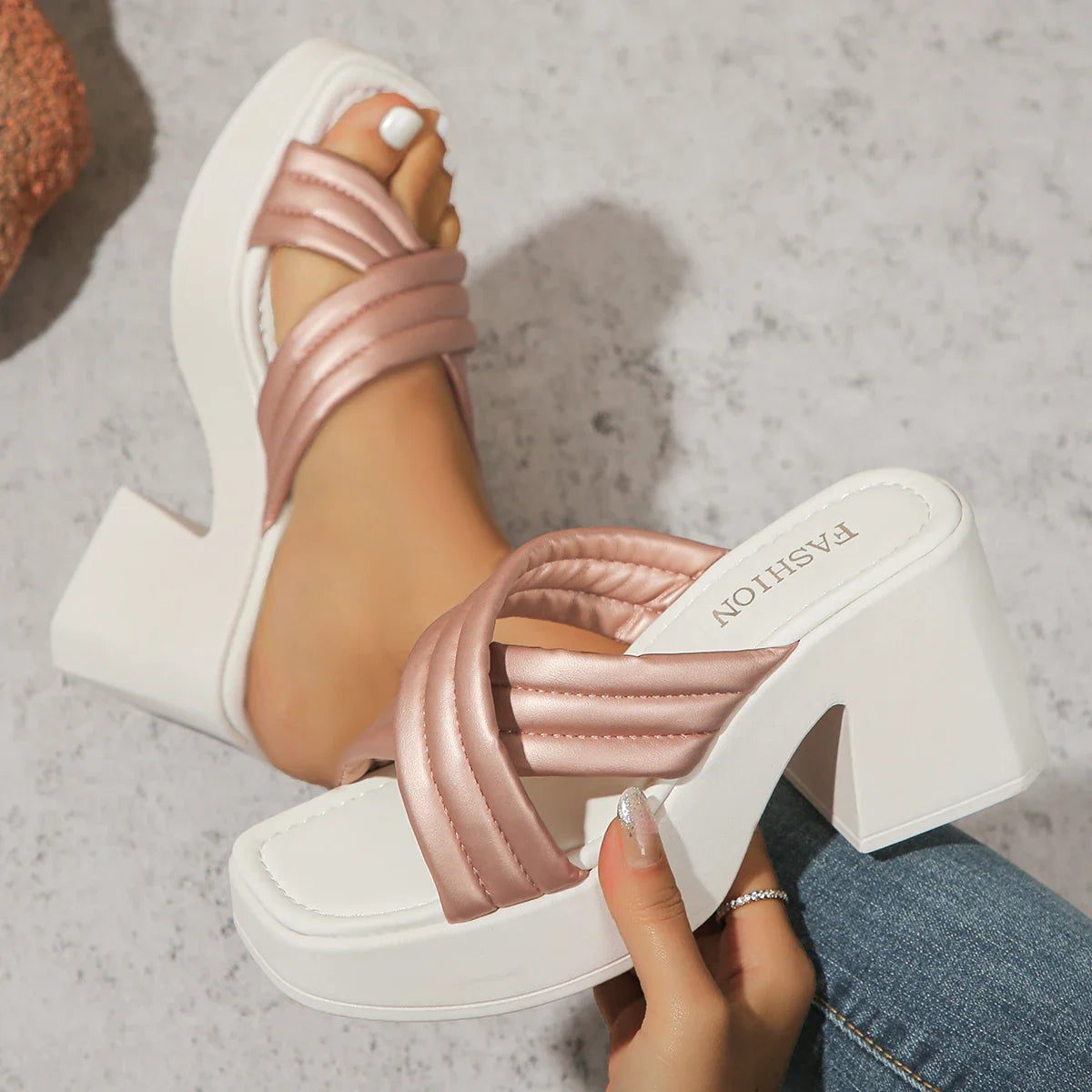 Stilla | Chic HighHeel Platform Sandaler til kvinder