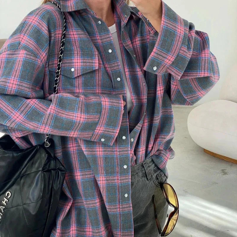 Stilla | Casual Almindelig Flannel til Kvinder