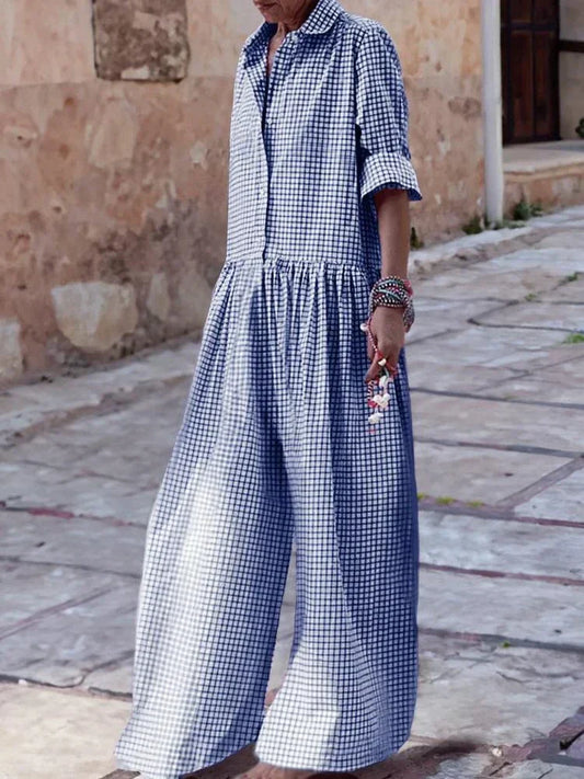 Stilla | Rutig Jumpsuit