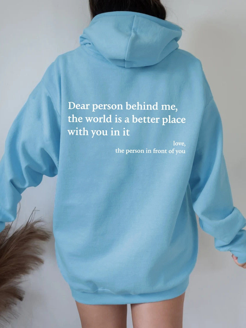 Angel™ - Kærlighed Person bag mig Unisex Hoodie [Sidste Dag Rabat]