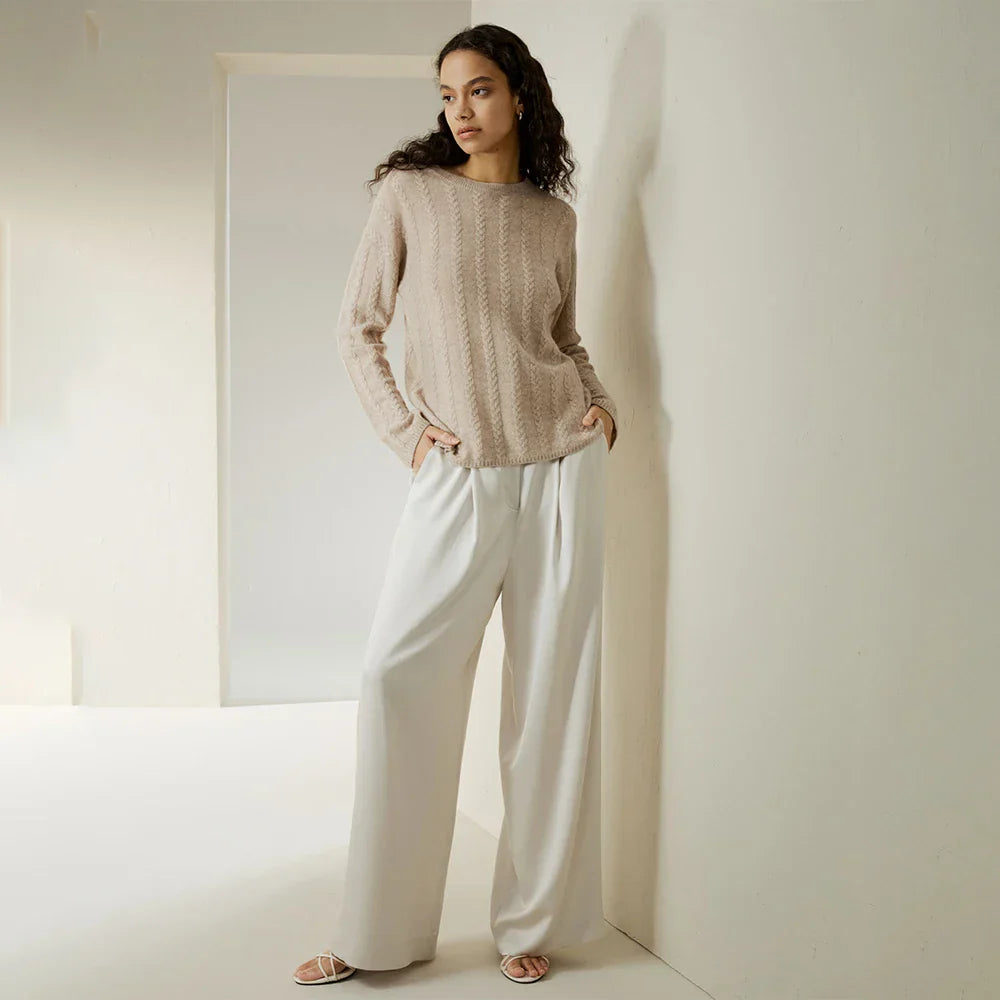 Stilla | Chic Kabelstrik Sweater