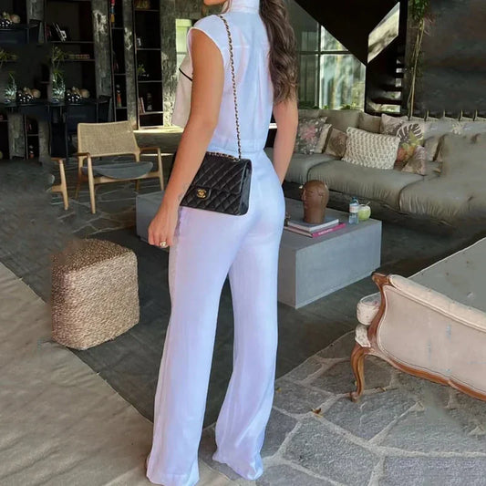 Stilla | Dame To-delt Ensemble Vest og Bukser med Lommer