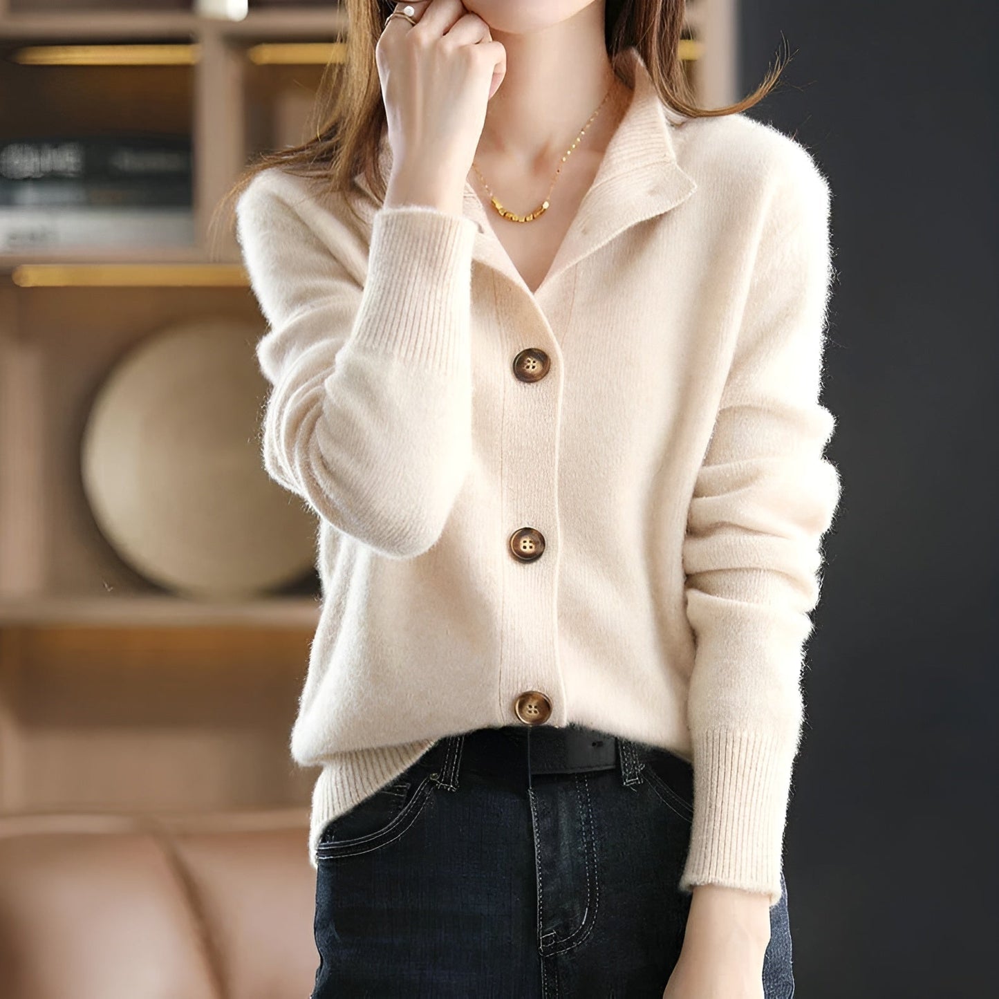 Stilla | Tidløs Cashmere Dame cardigan