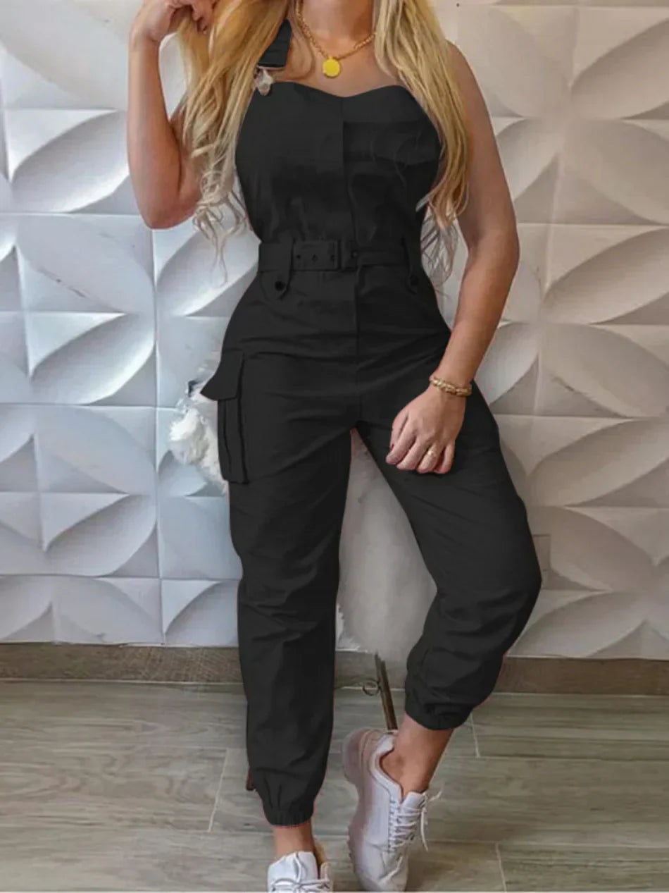 Stilla | Jumpsuit Cargo Overall Med Bælte