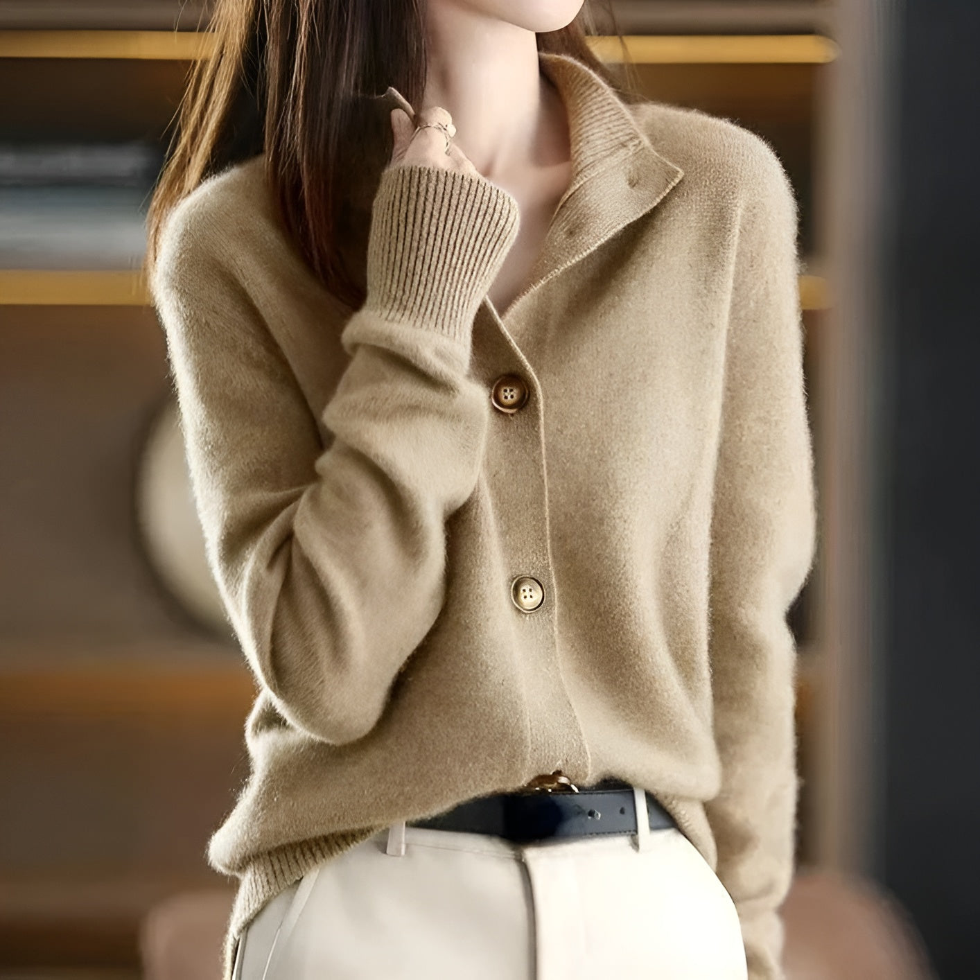 Stilla | Tidløs Cashmere Dame cardigan