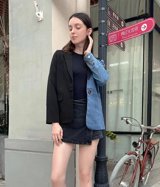Stilla | Vintagesamling Jeans Patchwork Jakker