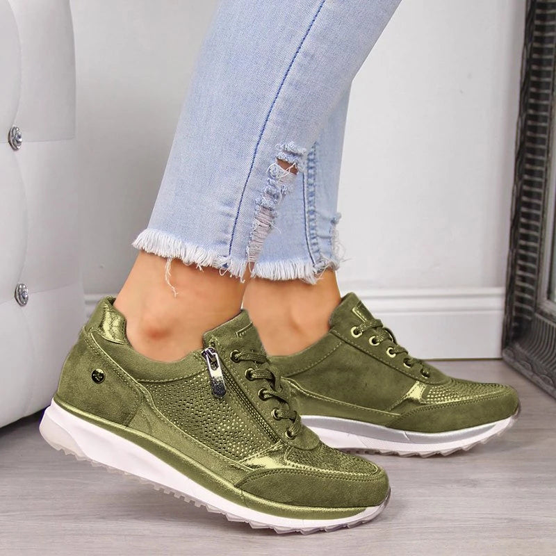 Stilla | Ortopædisk Sneakers Med Lynlås