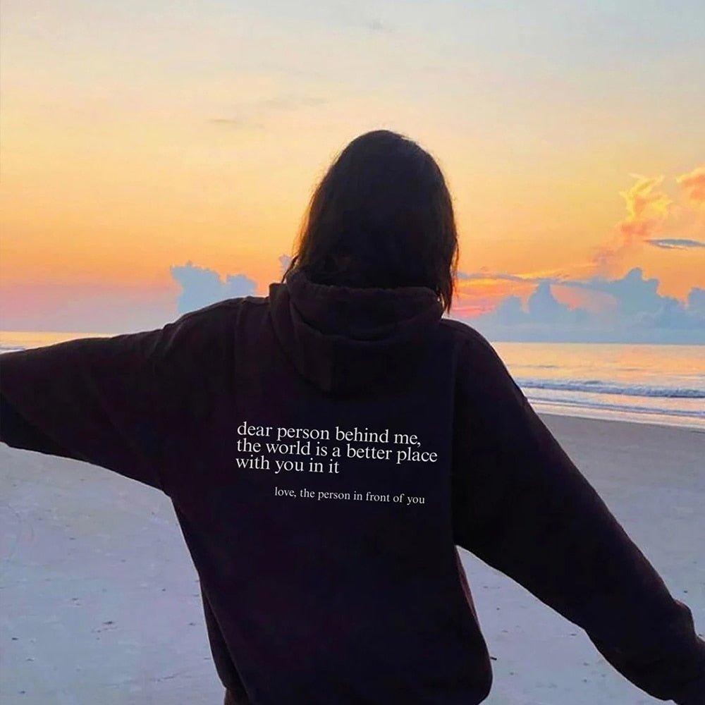 Angel™ - Kærlighed Person bag mig Unisex Hoodie [Sidste Dag Rabat]