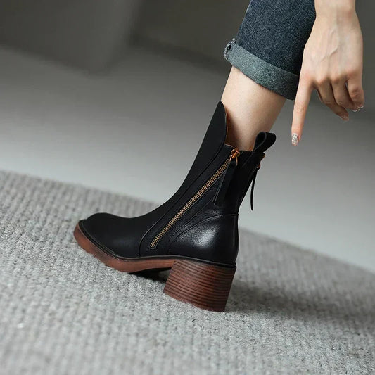 Stilla | Elegant Støvler med Raffineret Finish