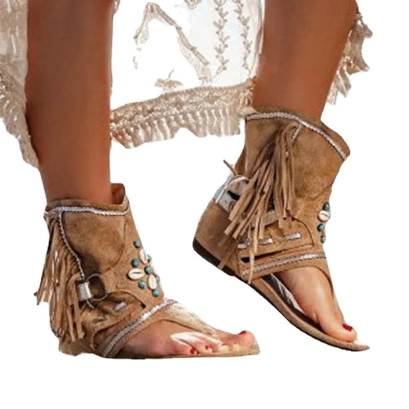 Stilla | Frynse Boho Sandaler
