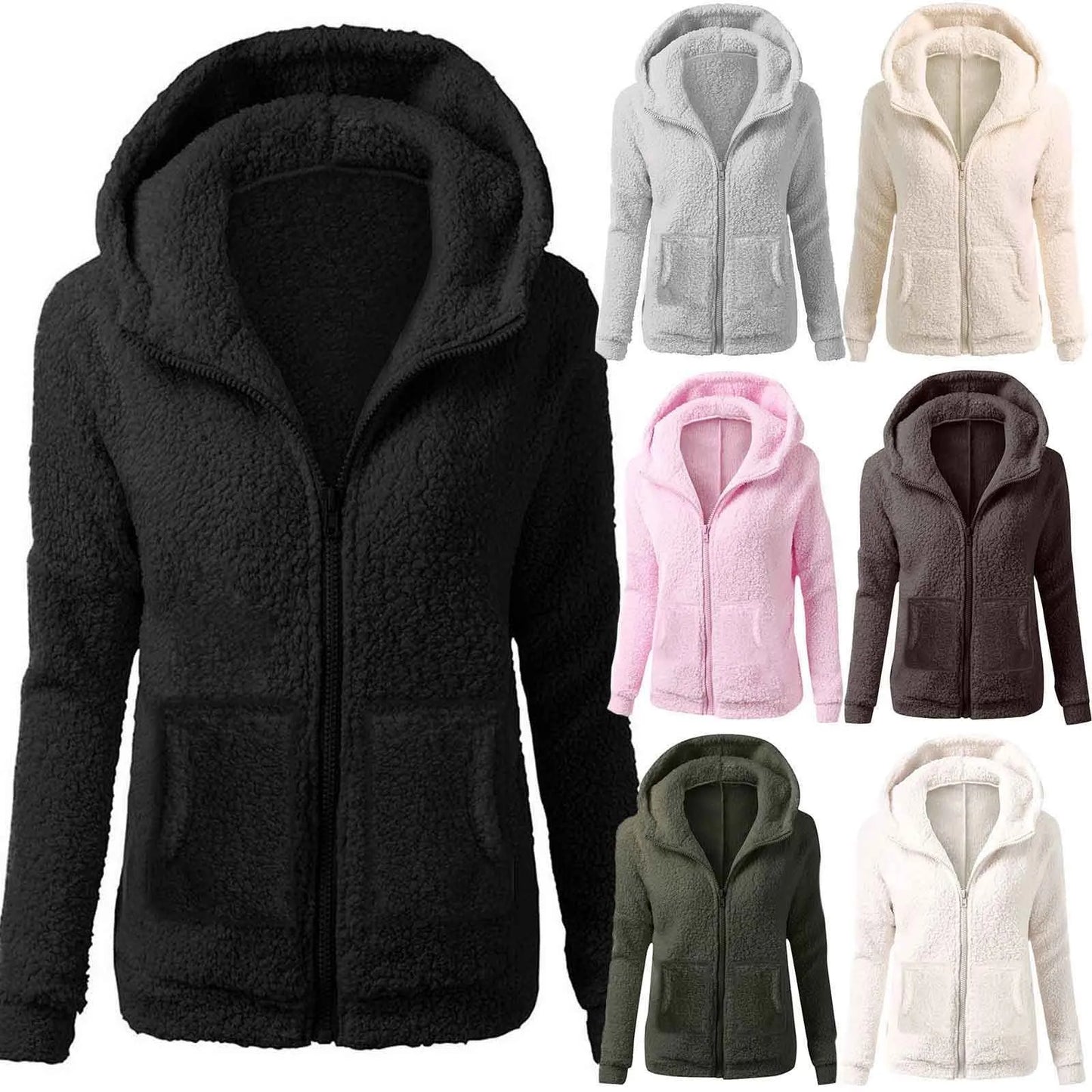 Stilla | Vinter Hættetrøje Fortykket Fleece