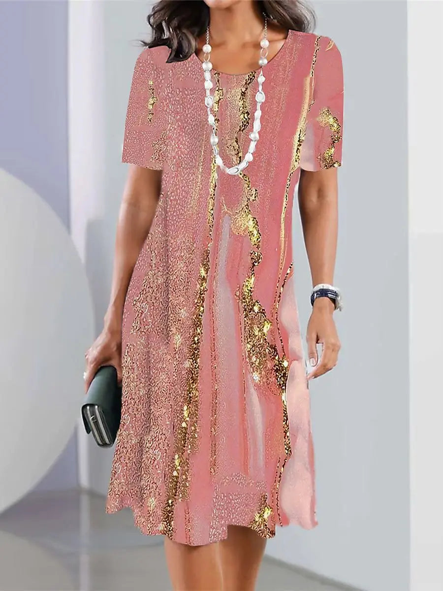 Stilla | Vintageskærm Print Damekjoler