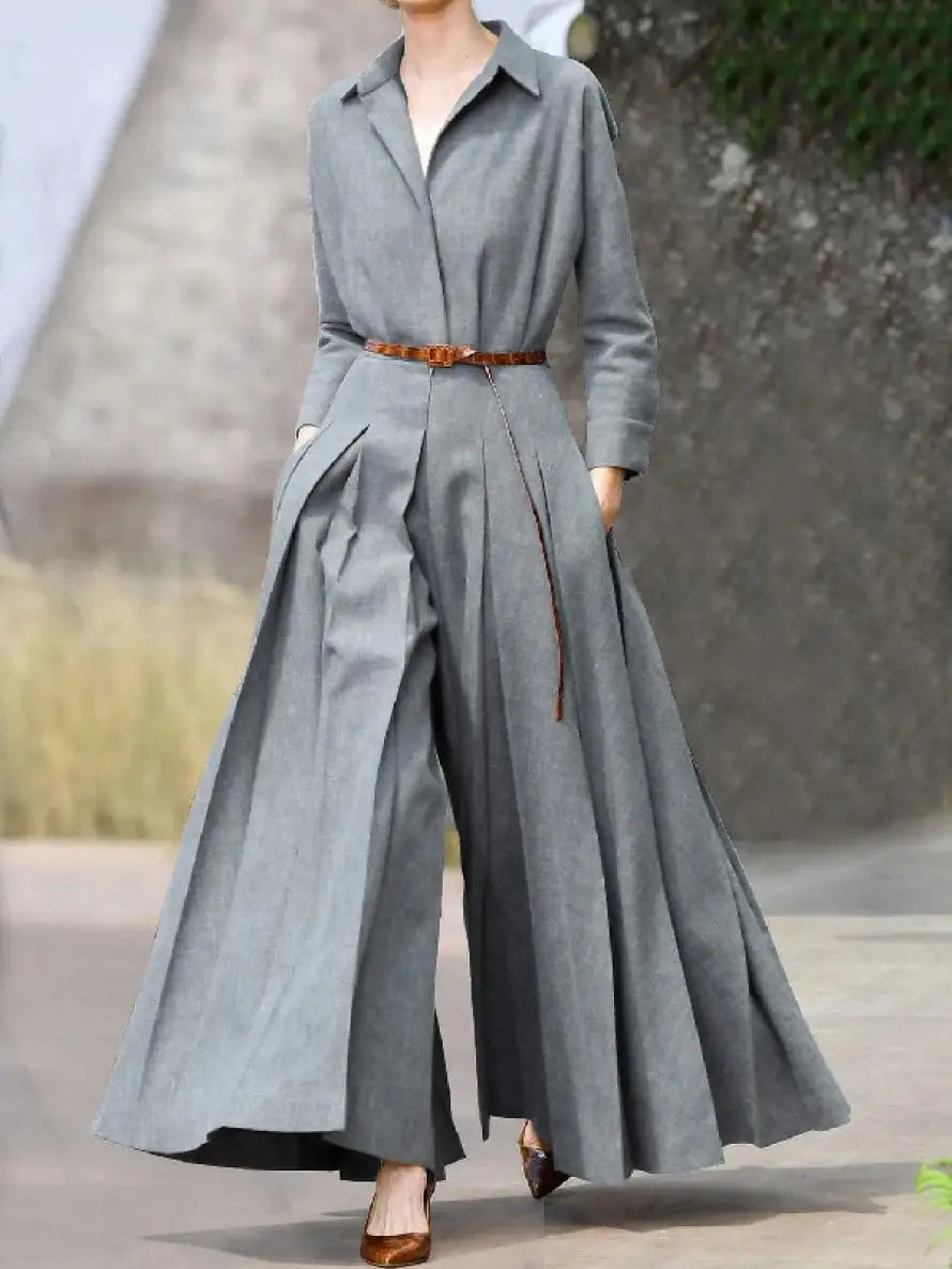 Stilla | Jumpsuits Med Lange Ærmer Og Folds