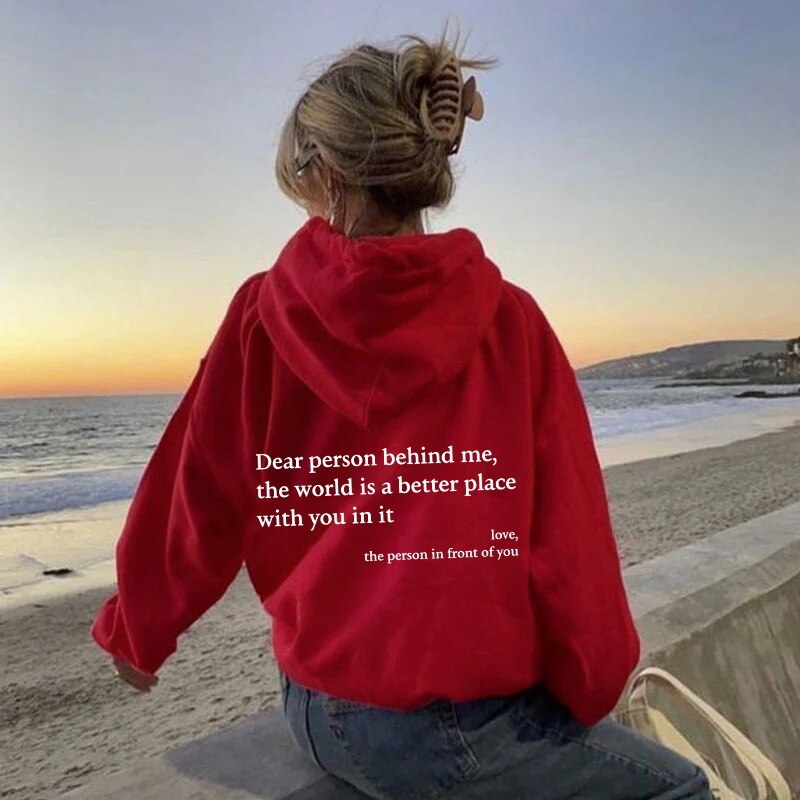 Angel™ - Kærlighed Person bag mig Unisex Hoodie [Sidste Dag Rabat]