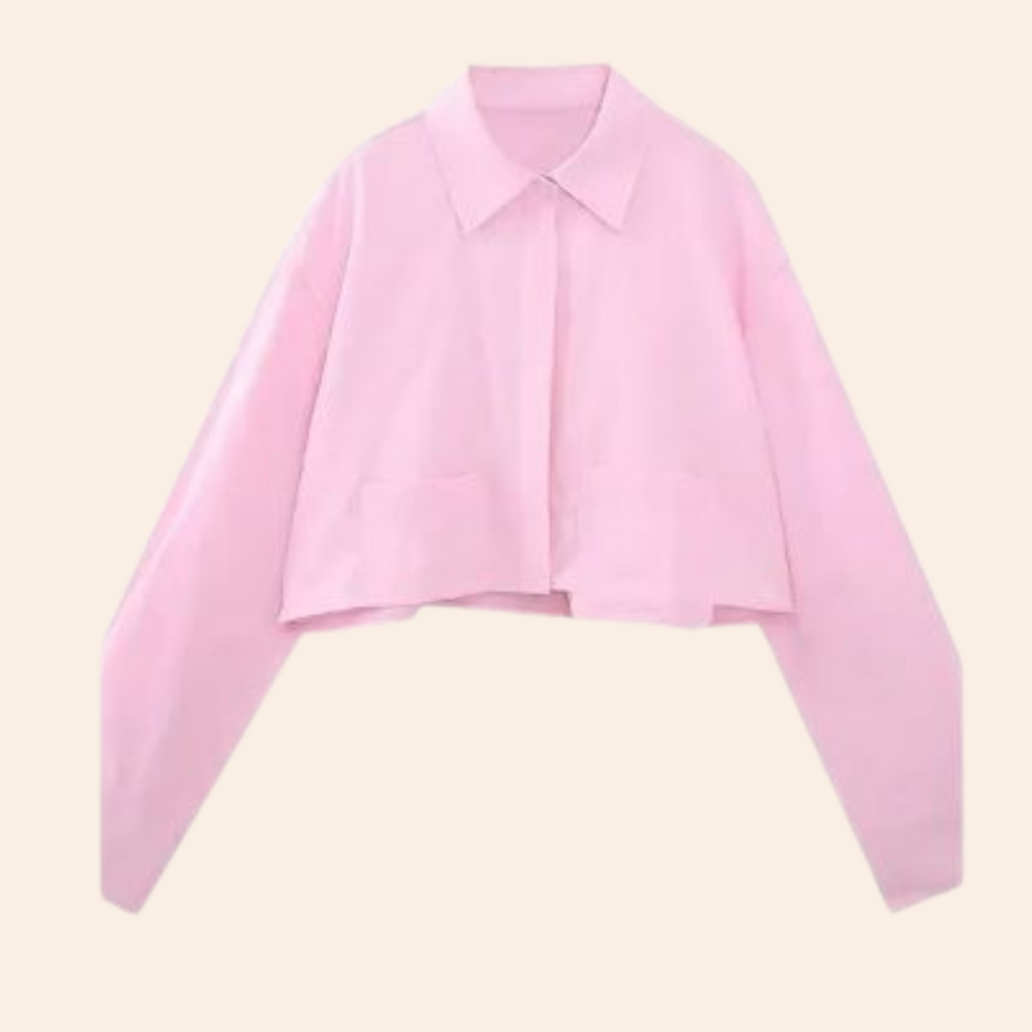 Stilla | Mode Cropped Skjorte