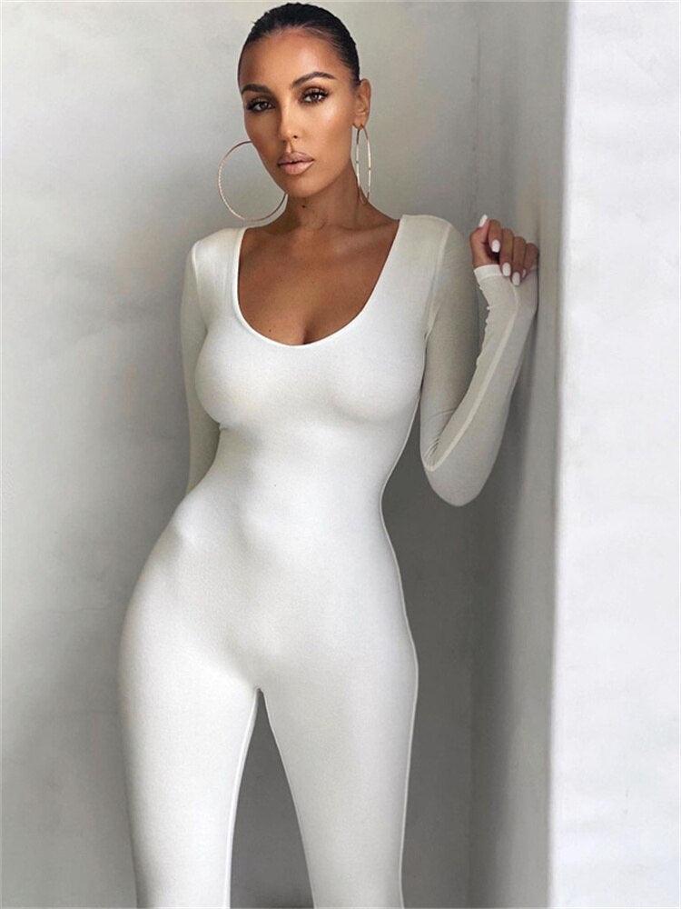 Stilla | Dame Jumpsuit Med Lange Ærmer
