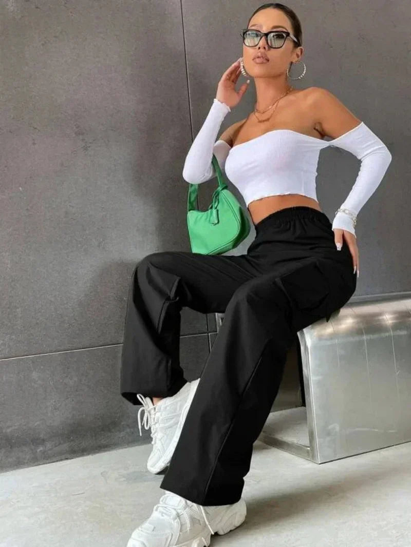 Stilla | Elegant og Moderne Dame Cargo Bukser