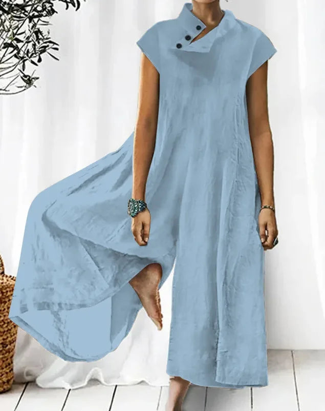 Stilla | Dame Jumpsuit Med Bred Ben