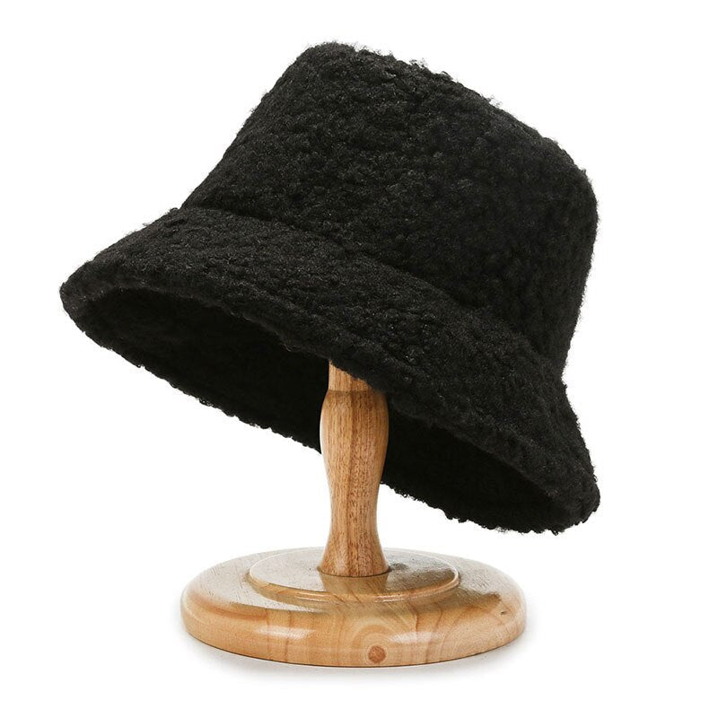 Stilla | Dame Lammulds Bucket Hat Varme Outdoor Panama Hat Til Kvinder